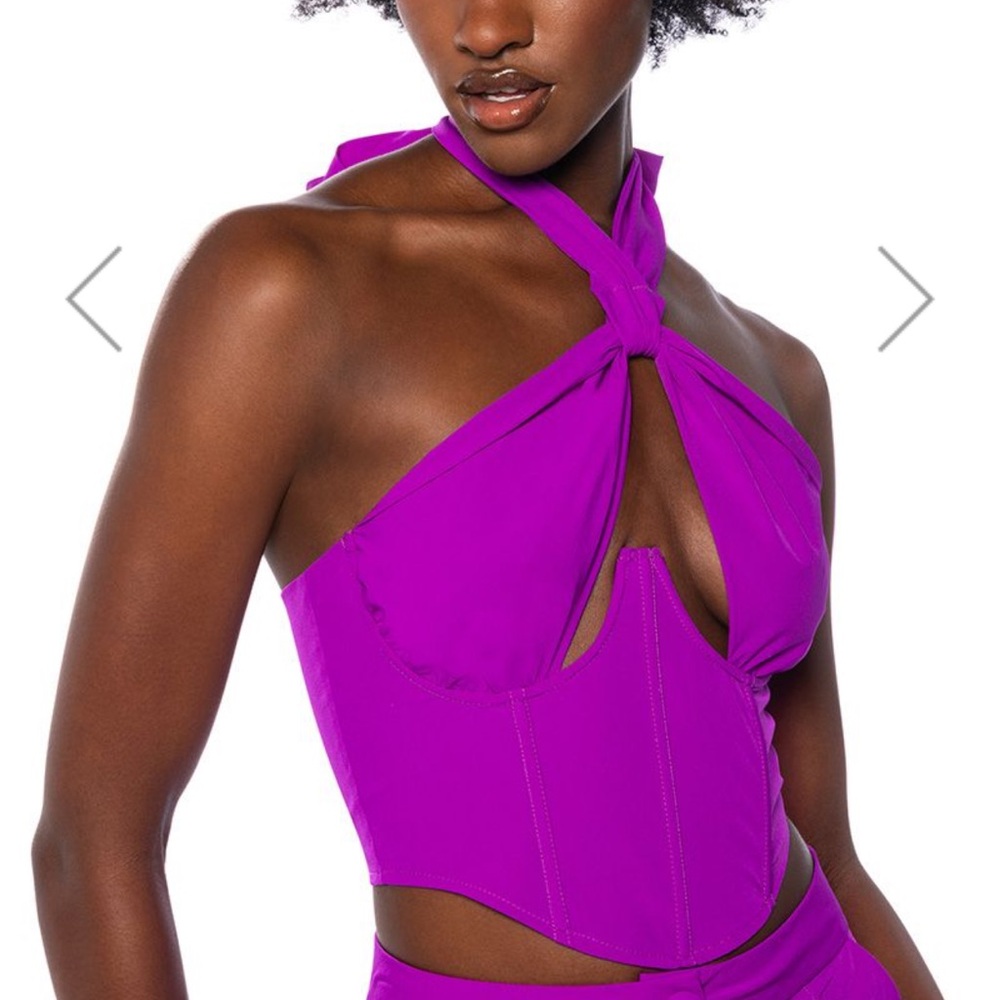 NWT Akira corset halter top size L